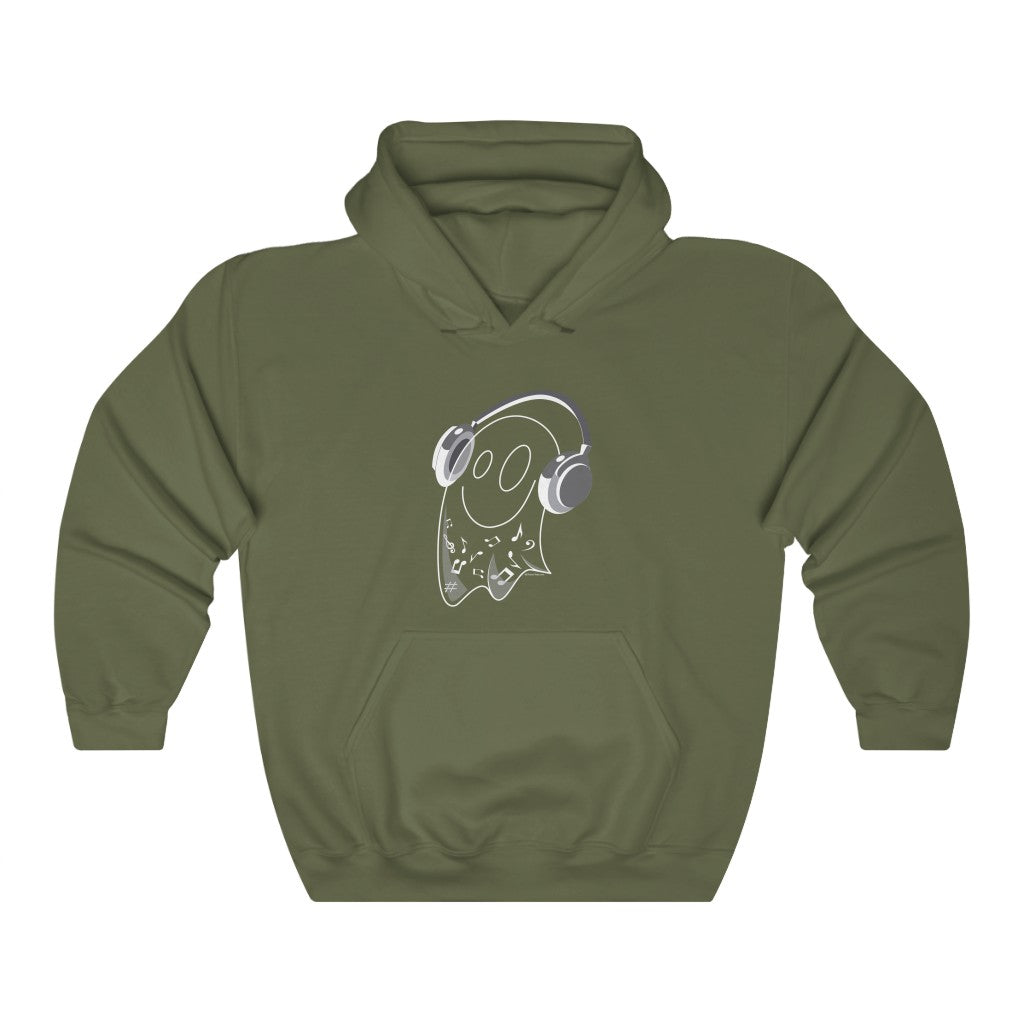 Ghost with Headphones Hoodie